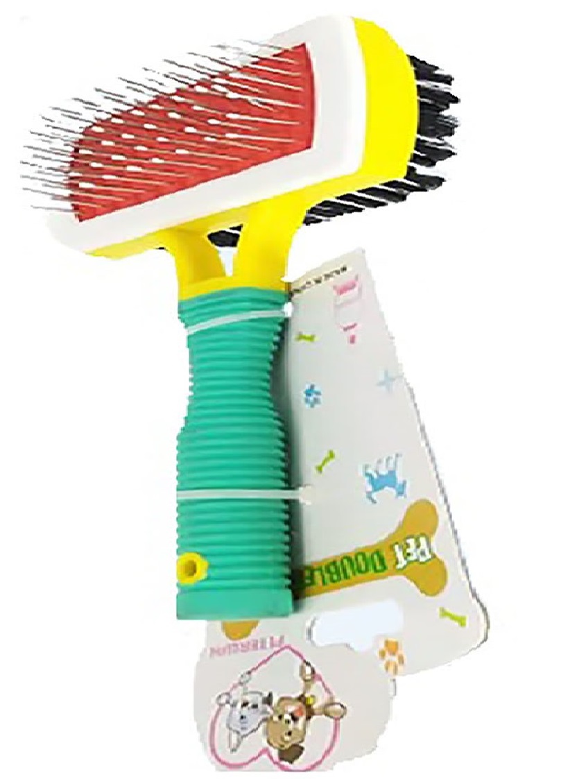 004-5.jpg برس دوطرفه سیم رنگی با سری شستشو pet toy - تصویر 1