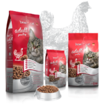 BEWICAT – ADULT , POULTRY – غذای سوپر پرمیوم گربه بالغ بوی کت با طعم مرغ (5 کیلوگرم) - تصویر 2