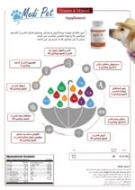 MEDIPET - مکمل ویتامین و مینرال حیوانات خانگی (100گرم) - تصویر 2