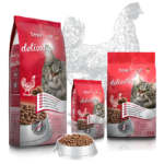 BEWICAT – DELICATIES – غذای سوپر پرمیوم بدون غلات گربه بالغ بوی کت با طعم مرغ و برنج (5 کیلوگرم) - تصویر 2