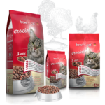 BEWICAT – CROCINIS– غذای سوپر پرمیوم گربه بالغ بوی کت مولتی کالر با طعم مرغ و بوقلمون و ماهی های اقیانوس (5 کیلوگرم) - تصویر 2