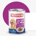 PETERSON - کنسرو پته سگ با طعم مرغ و گوشت (400گرم)
