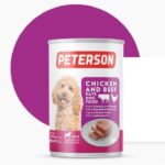 PETERSON - کنسرو پته سگ با طعم مرغ و گوشت (400گرم) - تصویر 2