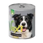 VEXI – چانک 280 گرمی سگ بالغ با طعم گوشت و قارچ