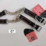 قلاده وسط زنجیردار چرم تک - کد C2